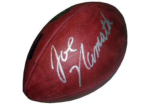 Joe Namath Autographed NFL Duke Football (Steiner Sports COA)
